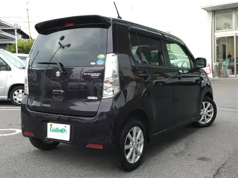 カタログ画像：ワゴンＲスティングレー （WAGON R STINGRAY） Ｔ 2012年9月 DBA-MH34S 660cc ミステリアスバイオレットパール 燃費25.0km / l 外装