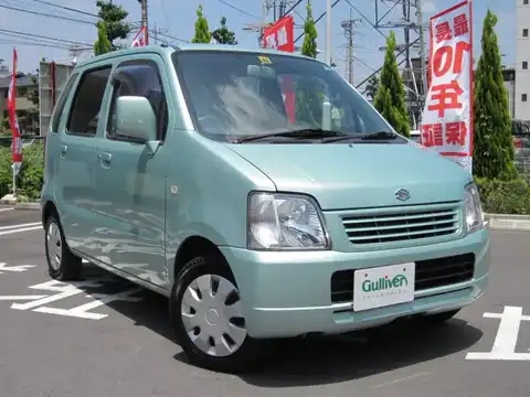 カタログ画像：ワゴンＲ （WAGON R） Ｎ－１ 2003年4月 LA-MC22S 660cc ミントグリーンメタリック 燃費16.8km / l メイン（その他）