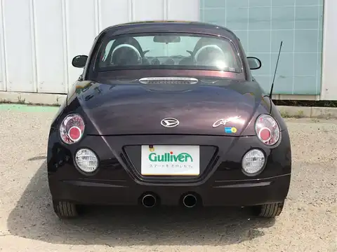 カタログ画像：コペン （COPEN） アルティメットエディションⅡ 2008年12月 ABA-L880K 660cc ＤＣ・ダークレッドマイカ 燃費15.2km / l バック