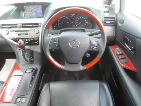 カタログ画像：ＲＸ （RX） ＲＸ４５０ｈ バージョンＬ エアサスペンション 2011年6月 DAA-GYL16W 3500cc クォーツホワイトクリスタルシャイン 燃費16.4km / l 内装