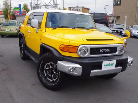 カタログ画像：ＦＪクルーザー （FJ CRUISER） オフロードパッケージ 2010年12月 CBA-GSJ15W 4000cc ツートーン イエロー 燃費8.4km / l メイン（その他）