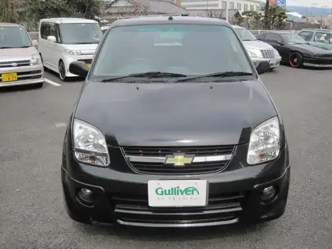 カタログ画像：シボレークルーズ （CHEVROLET CRUSE） １．３ＬＳ 2006年5月 ABA-HR52S 1300cc ブルーイッシュブラックパール３ 燃費17.0km / l フロント