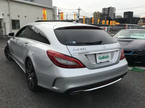 カタログ画像：ＣＬＳクラス シューティングブレーク （CLS-CLASS SHOOTING BRAKE） ＣＬＳ５５０ ４マチック シューティングブレーク 2014年10月 DBA-218991 4700cc パラジウムシルバー（Ｍ）orイリジウムシルバー（Ｍ）orダイヤモンドシルバー（Ｍ） 燃費9.2km / l バック