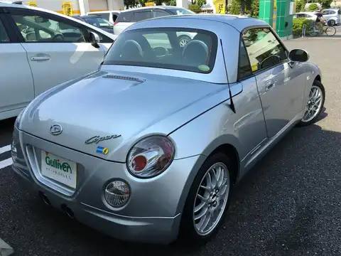 カタログ画像：コペン （COPEN） アルティメットエディションⅡ 2008年12月 ABA-L880K 660cc ＤＣ・ブライトシルバーメタリック 燃費15.2km / l バック