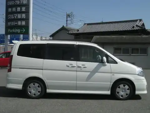 カタログ画像：セレナ （SERENA） Ｖ－Ｓ 2004年4月 CBA-TNC24 2000cc ホワイトパール（３Ｐ） 燃費10.6km / l 外装