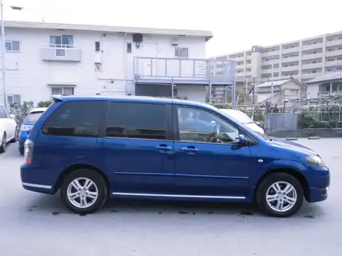 カタログ画像：ＭＰＶ （MPV） スポーツ 2003年10月 UA-LW3W 2300cc ブルーパシフィックマイカ 燃費11.6km / l 外装