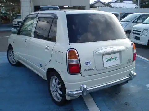 カタログ画像：ミラジーノ （MIRA GINO） ミニライトスペシャル 2004年6月 ABA-L710S 660cc パールホワイトI 燃費17.6km / l バック