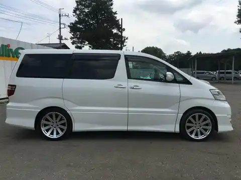 カタログ画像：アルファードＶ （ALPHARD V） ＭＳ プラチナセレクションⅡ 2007年6月 CBA-MNH10W 3000cc ホワイトパールマイカ 燃費8.9km / l 外装