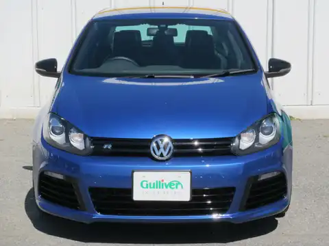 カタログ画像：ゴルフ （GOLF） Ｒ 2010年3月 ABA-1KCDLF 2000cc ライジングブルーメタリック 燃費12.4km / l フロント