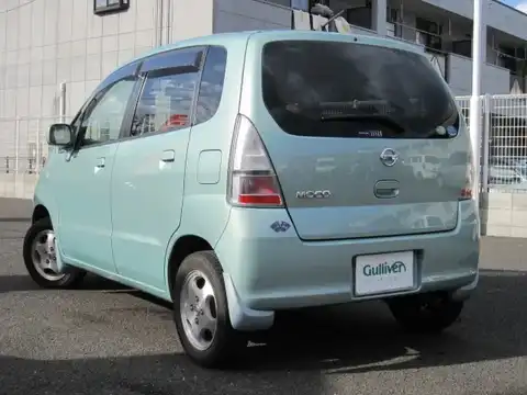 カタログ画像：モコ （MOCO） Ｑ 2004年2月 UA-MG21S 660cc ミントグリーン（Ｍ） 燃費18.8km / l バック