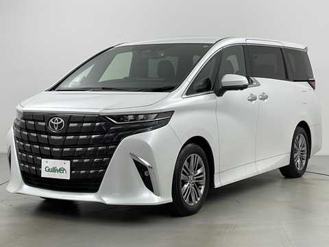 カタログ画像：アルファード （ALPHARD） Ｚ 2023年6月 3BA-AGH45W 2500cc プラチナホワイトパールマイカ 燃費10.3km / l 外装