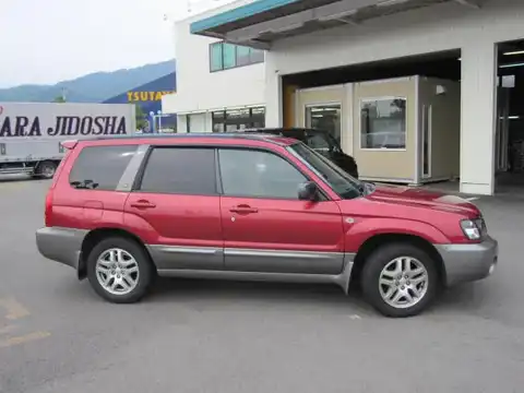 カタログ画像：フォレスター （FORESTER） Ｘ２０ Ｌ．Ｌ．Ｂｅａｎエディション 2004年4月 TA-SG5 2000cc コアレッド・メタリック／カーボングレー・メタリック 燃費13.6km / l 外装