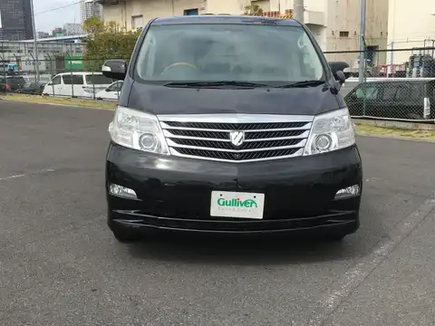 カタログ画像：アルファードＧ （ALPHARD G） ＭＺ Ｇエディション 2007年6月 CBA-MNH15W 3000cc ブラックマイカ 燃費8.6km / l フロント