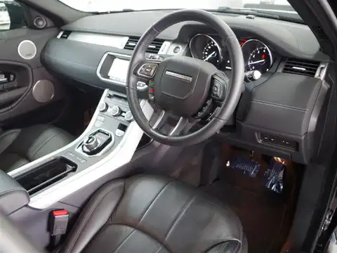 カタログ画像：レンジローバーイヴォーク （RANGE ROVER EVOQUE） アドバンテージエディション 2017年8月 CBA-LV2A 2000cc サントリーニブラック 燃費10.6km / l 内装