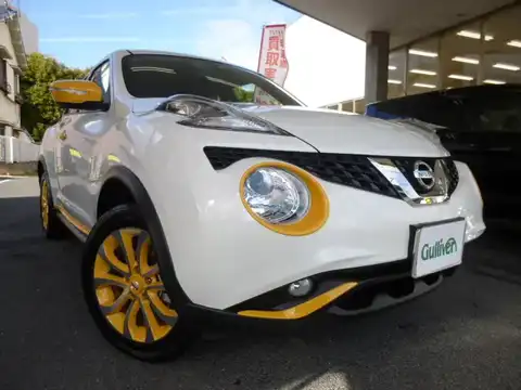 カタログ画像：ジューク （JUKE） １５ＲＸ パーソナライゼーション 2014年7月 DBA-YF15 1500cc ブリリアントホワイトパール（３Ｐ） 燃費18.0km / l メイン（その他）