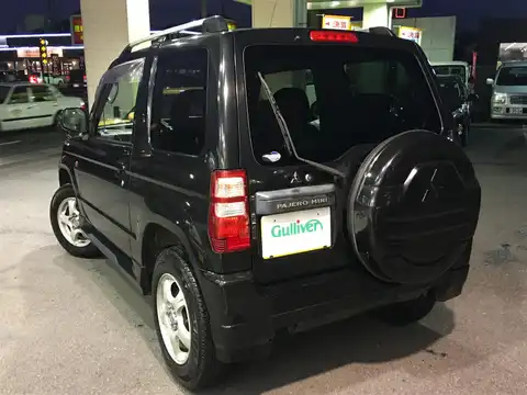 カタログ画像：パジェロミニ （PAJERO MINI） ＶＲ－Ｓ 2003年9月 TA-H58A 660cc ブラックマイカ バック