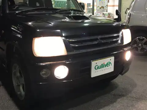 カタログ画像：パジェロミニ （PAJERO MINI） ＶＲ－Ｓ 2003年9月 TA-H58A 660cc ブラックマイカ 外装