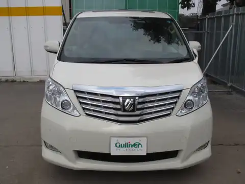 カタログ画像：アルファード （ALPHARD） ３５０Ｘ 2008年5月 DBA-GGH25W 3500cc ゴールドパールクリスタルシャイン 燃費9.4km / l フロント