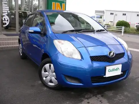 カタログ画像：ヴィッツ （VITZ） Ｆ 2008年9月 DBA-SCP90 1300cc ブルーマイカメタリック 燃費19.6km / l メイン（その他）