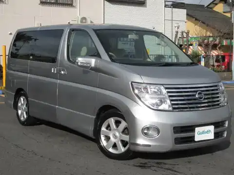 カタログ画像：エルグランド （ELGRAND） Ｖエアロ 2005年4月 CBA-MNE51 2500cc ダイヤモンドシルバー（Ｍ）orスパークリングシルバー（Ｍ） 燃費8.4km / l メイン（その他）