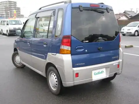 カタログ画像：トッポＢＪ （TOPPO BJ） Ｍ サンルーフ仕様車 1999年6月 GF-H42A 660cc カナルブルー（Ｍ）／シンフォニックシルバー（Ｍ） バック