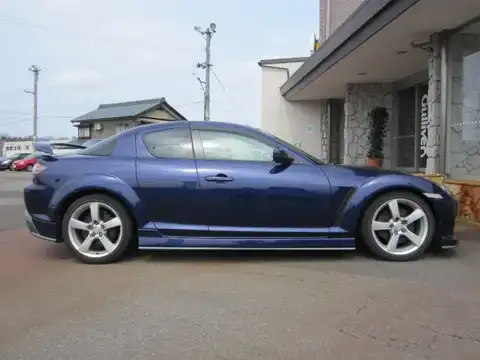 カタログ画像：ＲＸ－８ （RX-8） マツダスピードバージョン 2004年4月 LA-SE3P 1400cc ストラトブルーマイカ 外装