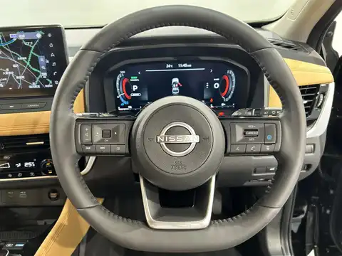 カタログ画像：エクストレイル （X-TRAIL） Ｇ ｅ－４ＯＲＣＥ 2024年6月 6AA-SNT33 1500cc ダイヤモンドブラック（Ｐ） 燃費18.4km / l 内装