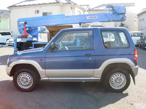 カタログ画像：パジェロミニ （PAJERO MINI） Ｘ 1998年10月 GF-H58A 660cc カナルブルー（Ｍ）／シンフォニックシルバー（Ｍ）・２トーン 外装