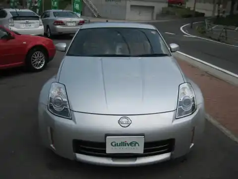 カタログ画像：フェアレディＺ （FAIRLADY Z） バージョンＴ 2005年9月 CBA-Z33 3500cc ブリリアントシルバー（Ｍ） 燃費9.0km / l フロント