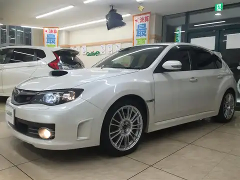 カタログ画像：インプレッサ （IMPREZA） ＷＲＸ ＳＴＩ Ａライン 2009年2月 CBA-GRF 2500cc サテンホワイト・パール 燃費10.0km / l 外装