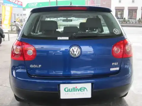 カタログ画像：ゴルフ （GOLF） Ｅ 2007年1月 GH-1KBLP 1600cc レーザーブルーパールエフェクト 燃費12.8km / l バック