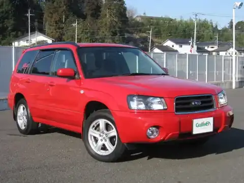 カタログ画像：フォレスター （FORESTER） Ｘ２０ タフパッケージ 2004年8月 TA-SG5 2000cc ソリッドレッド 燃費13.6km / l メイン（その他）