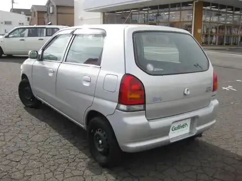 カタログ画像：アルト （ALTO） エポ リーンバーンエンジン仕様 2001年5月 TA-HA23S 660cc シルキーシルバーメタリック 燃費30.0km / l バック