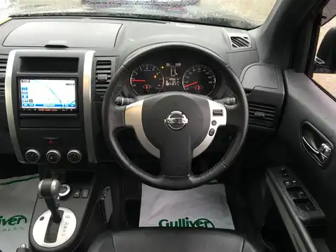 カタログ画像：エクストレイル （X-TRAIL） ２０Ｘｔｔ ブラック エクストリーマーＸ 2012年10月 DBA-NT31 2000cc ダイヤモンドブラック（Ｐ） 内装