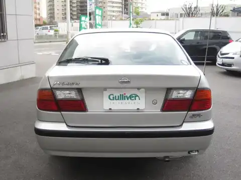 カタログ画像：プリメーラ （PRIMERA） ２．０Ｔｍ Ｓセレクション 1997年9月 E-HP11 2000cc シルバーＭ（スーパーファインハードコート） 燃費13.2km / l バック