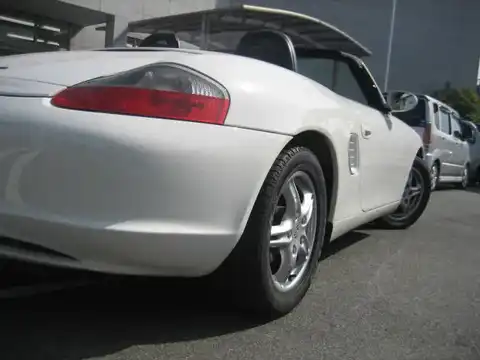 カタログ画像：ボクスター （BOXSTER） ボクスター 2003年9月 GH-98623 2700cc キャララホワイト 燃費9.3km / l バック