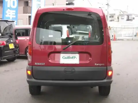 カタログ画像：カングー （KANGOO） １．４ 2002年3月 GF-KCK7J 1400cc スリーズ・レッドＭ バック