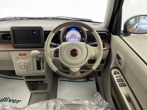 カタログ画像：アルトラパンＬＣ （ALTO LAPIN LC） Ｘ 2022年6月 5BA-HE33S 660cc テラコッタピンクメタリック アーバンブラウン2トーンルーフ 燃費26.2km / l フロント