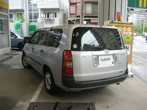 カタログ画像：サクシードワゴン （SUCCEED WAGON） ＴＸ 2004年4月 CBA-NCP58G 1500cc シルバーメタリック 燃費16.4km / l バック