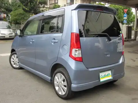 カタログ画像：ワゴンＲ （WAGON R） ＦＴリミテッド 2008年9月 CBA-MH23S 660cc ブリーズブルーメタリック 燃費20.5km / l バック