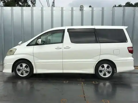 カタログ画像：アルファードＶ （ALPHARD V） ＭＳ リミテッド 2005年9月 TA-MNH10W 3000cc ホワイトパールマイカ 燃費8.9km / l 外装