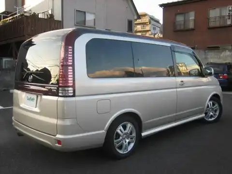 カタログ画像：ステップワゴン （STEPWAGON） ２４Ｌ 2004年6月 CBA-RF7 2400cc マーブルベージュ・パール 燃費11.2km / l 外装