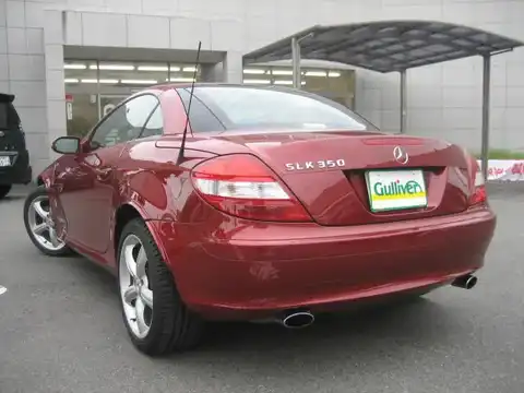 カタログ画像：ＳＬＫ （SLK） ＳＬＫ３５０ 2005年8月 DBA-171456 3500cc インディーレッド（Ｍ）orファイアオパール（Ｓ） 燃費9.3km / l バック