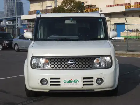 カタログ画像：キューブキュービック （CUBE CUBIC） １５Ｅ 2008年5月 DBA-YGZ11 1500cc ダイヤモンドシルバー（Ｍ） 燃費19.2km / l フロント