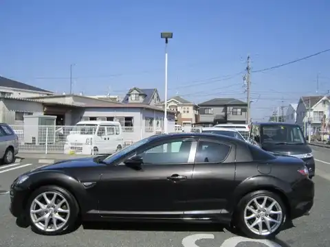 カタログ画像：ＲＸ－８ （RX-8） タイプＥ 2008年3月 ABA-SE3P 1400cc ギャラクシーグレーマイカ 燃費9.0km / l 外装