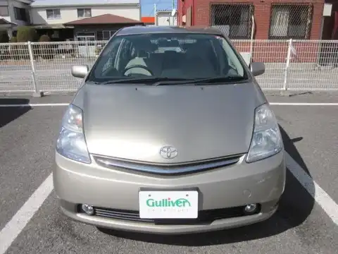 カタログ画像：プリウス （PRIUS） Ｓスタンダードパッケージ 2008年9月 DAA-NHW20 1500cc ブロンズマイカメタリック 燃費35.5km / l フロント