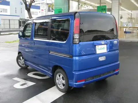 カタログ画像：バモス （VAMOS） Ｌ 2008年12月 ABA-HM1 660cc ソレントブルー・パール 燃費15.8km / l バック