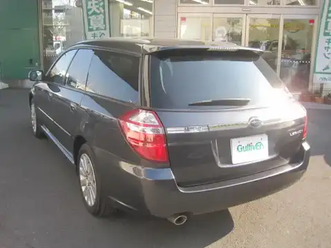 カタログ画像：レガシィツーリングワゴン （LEGACY TOURING WAGON） ２．０ｉ スマートセレクション 2008年10月 CBA-BP5 2000cc ダイヤモンドグレー・メタリック 燃費14.0km / l バック