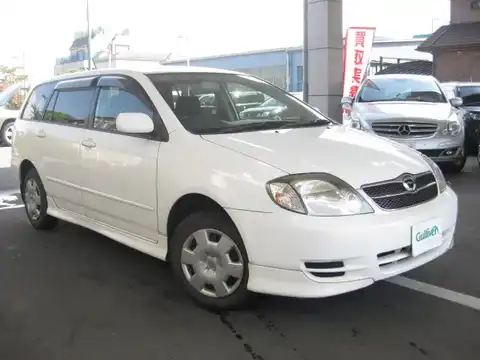 カタログ画像：カローラフィールダー （COROLLA FIELDER） Ｘ リミテッド・ナビスペシャル 2002年9月 UA-NZE121G 1500cc スーパーホワイトⅡ 燃費16.6km / l メイン（その他）