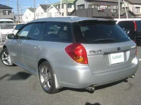 カタログ画像：レガシィツーリングワゴン （LEGACY TOURING WAGON） ３．０Ｒ ＳＩクルーズ 2007年5月 DBA-BPE 3000cc スティールシルバー・メタリック 燃費11.6km / l バック